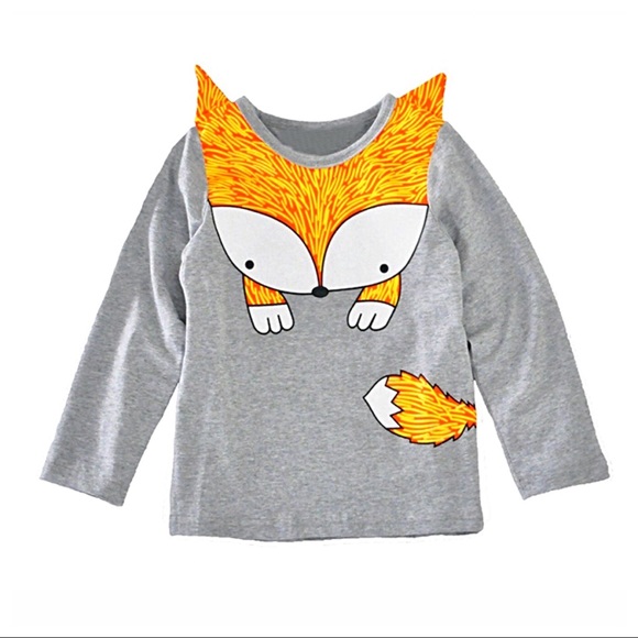 Other - 3 D Fox 🦊 Kids Full Sleeves T shirt Ages 3 - 4 yr